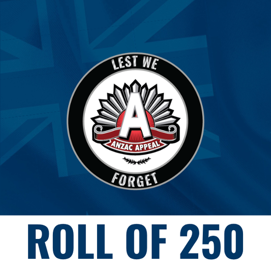 Anzac Appeal Stickers (ROLL OF 250)