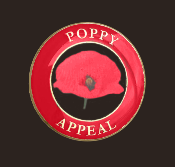 Metal Poppy Pins WWRT (loose) - Sub-Branch