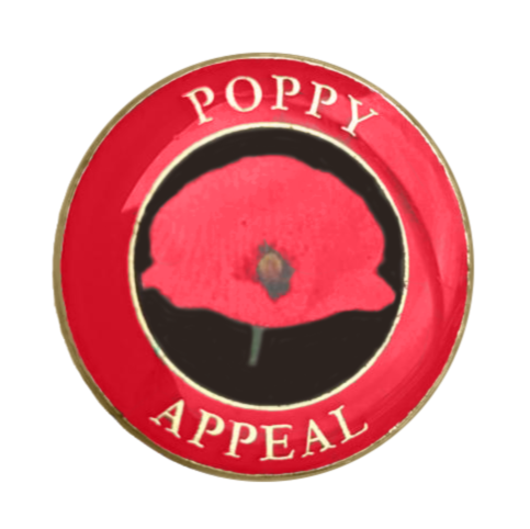 Metal Poppy Pins WWRT (loose) - Sub-Branch