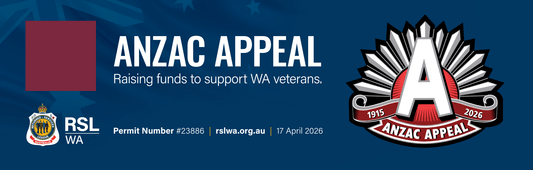 2026 Anzac Appeal Box Sticker